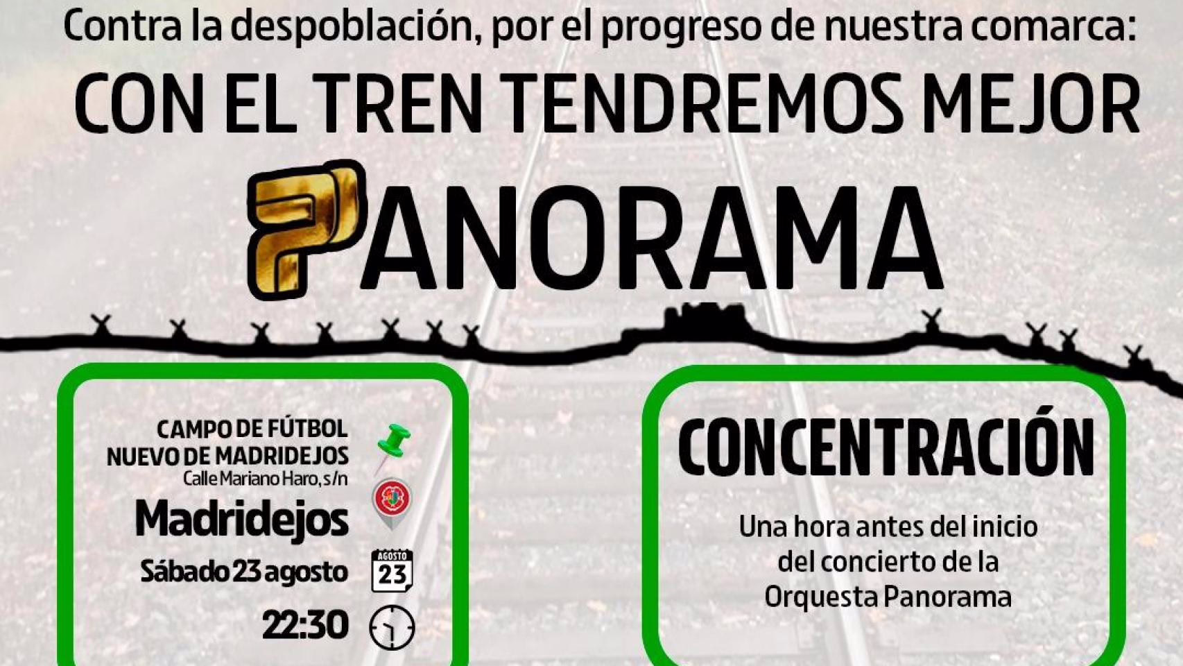 Convocan una manifestación para solicitar la creación del segmento ferroviario Mora-Alcázar en la ruta de Madrid.