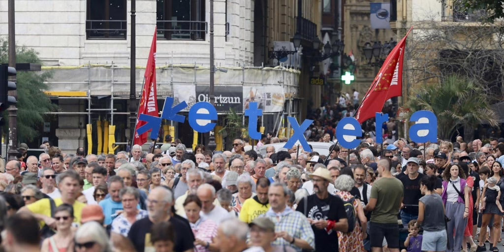 La Audiencia Nacional permite la manifestación en apoyo a los presos de ETA en Bilbao.