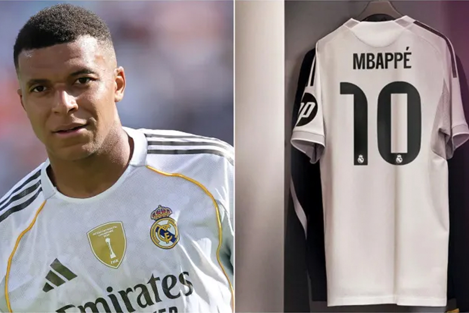 Imagen: Mbappé inicia con el número 10 en Real Madrid /Cortesía