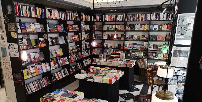 Interior La buena vida Café & Libros - Fuente: esmadrid.com