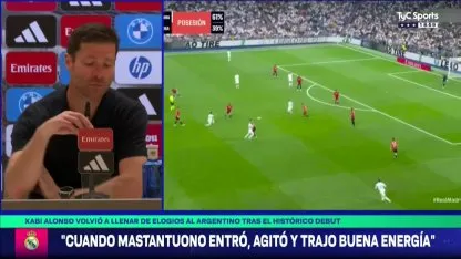 Xabi Alonso, emocionado tras el debut de Mastantuono en Real Madrid: "¿No tiene pinta?"