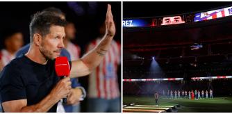 La afición del Atlético de Madrid respondió de una manera intensa a las palabras de Diego Pablo Simeone, preparador colchonero.