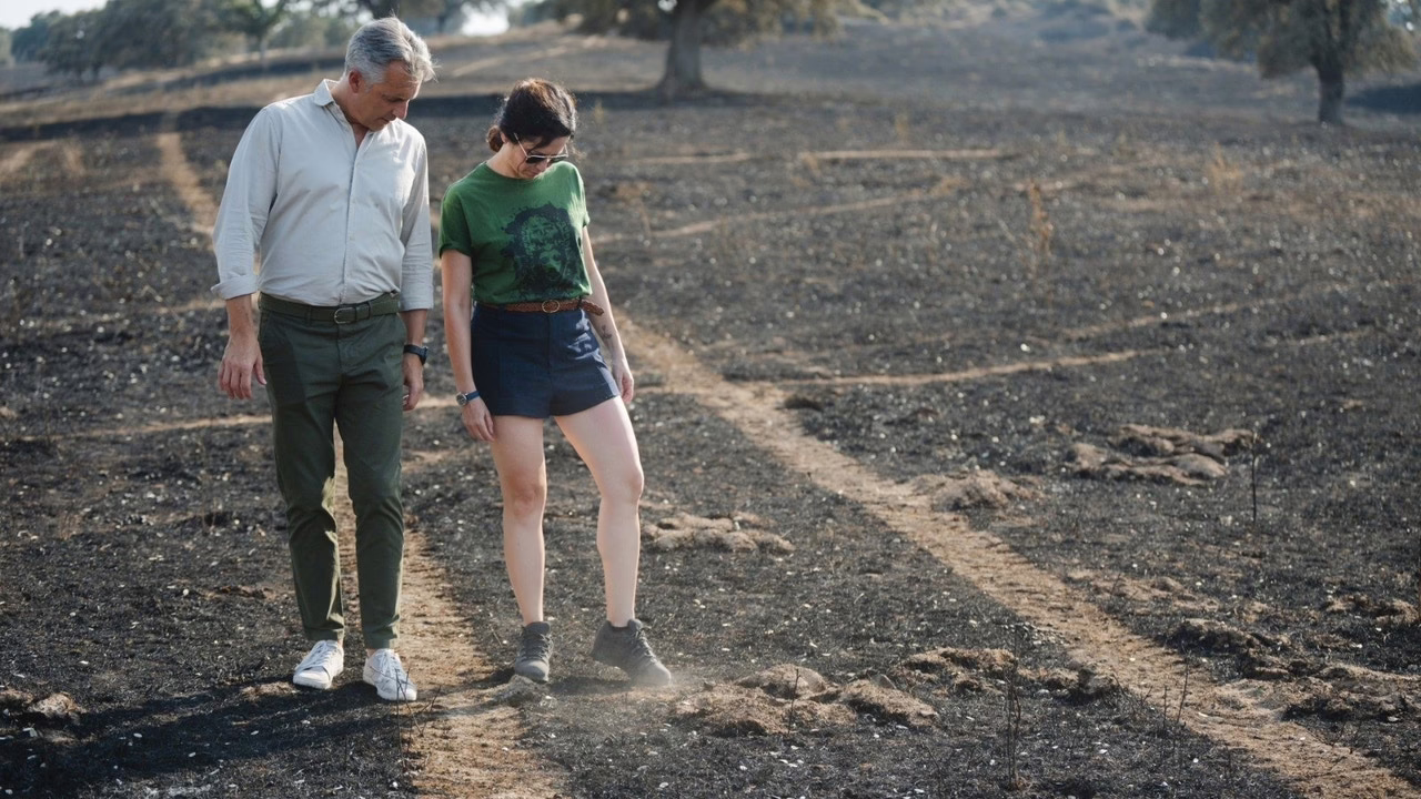 Ayuso demuestra agilidad y determinación frente a la serie de incendios.