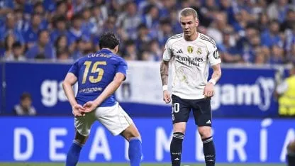 Real Madrid vapuleó al Oviedo en el debut como titular de Mastantuono