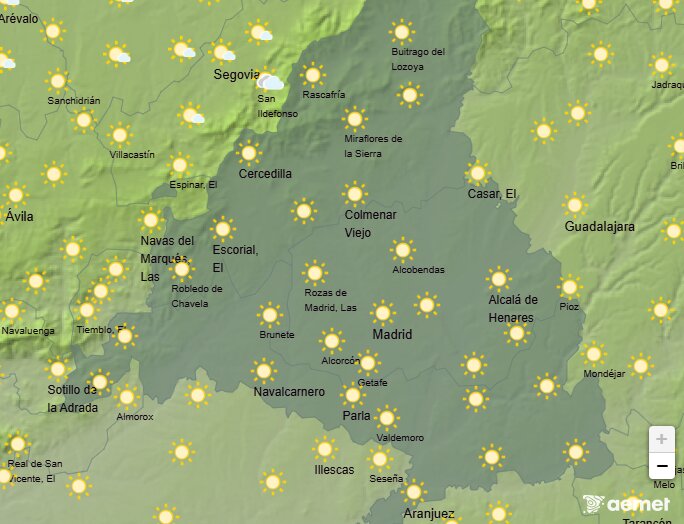 Madrid alcanza hoy los 39 ºC.