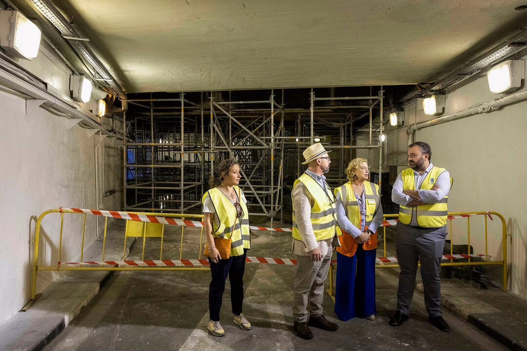 Reabrirá el túnel bajo la Plaza Mayor después de tres meses de trabajos para mejorar su seguridad.