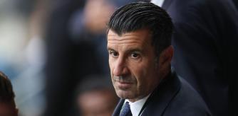 WROCLAW, POLAND - MAY 28: Former professional footballer Luis Figo looks on from the stand ahead of the UEFA Conference League Final 2025 between Real Betis Balompie and Chelsea FC at Stadion Wroclaw on May 28, 2025 in Wroclaw, Poland. (Photo by Dean Mouhtaropoulos/Getty Images)