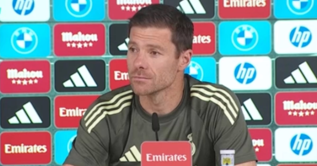 La declaración de Xabi Alonso acerca de la controversia relacionada con el nombre de Franco Mastantuono.