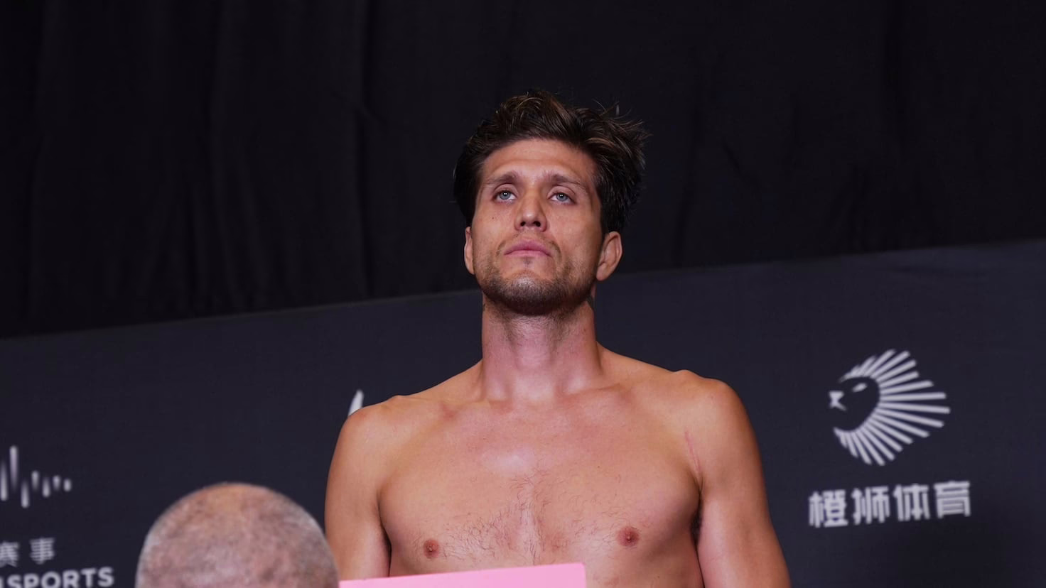 El alarmante estado físico de Brian Ortega: agotado y inestable.