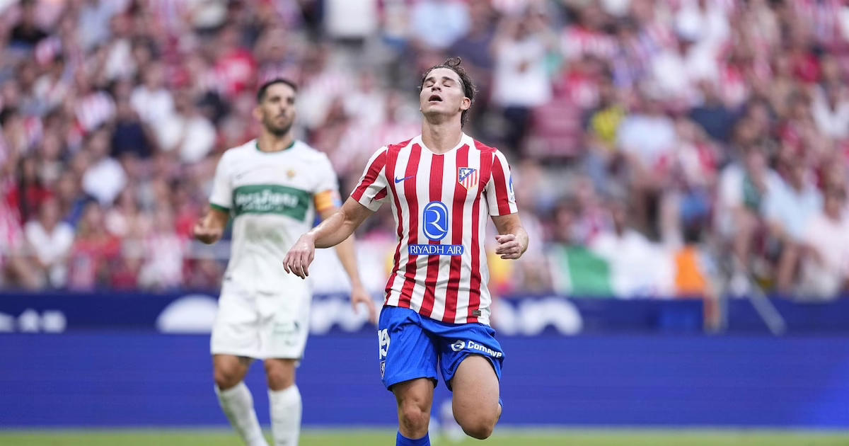 Reseña del encuentro entre Atlético de Madrid y Elche: 1-1.