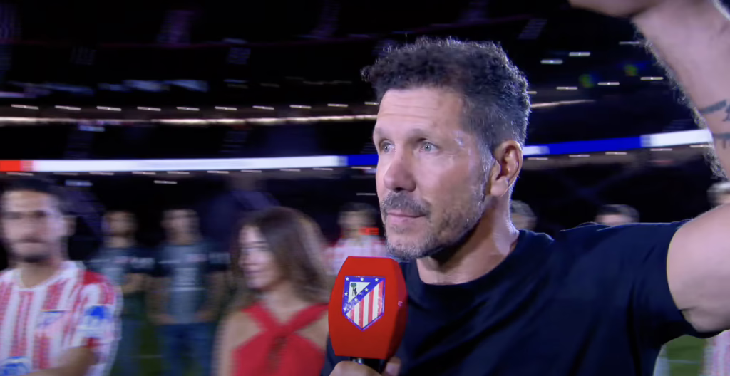 ¡ATENCIÓN! Aquí tienes el discurso de Simeone en la Noche de Bienvenida.