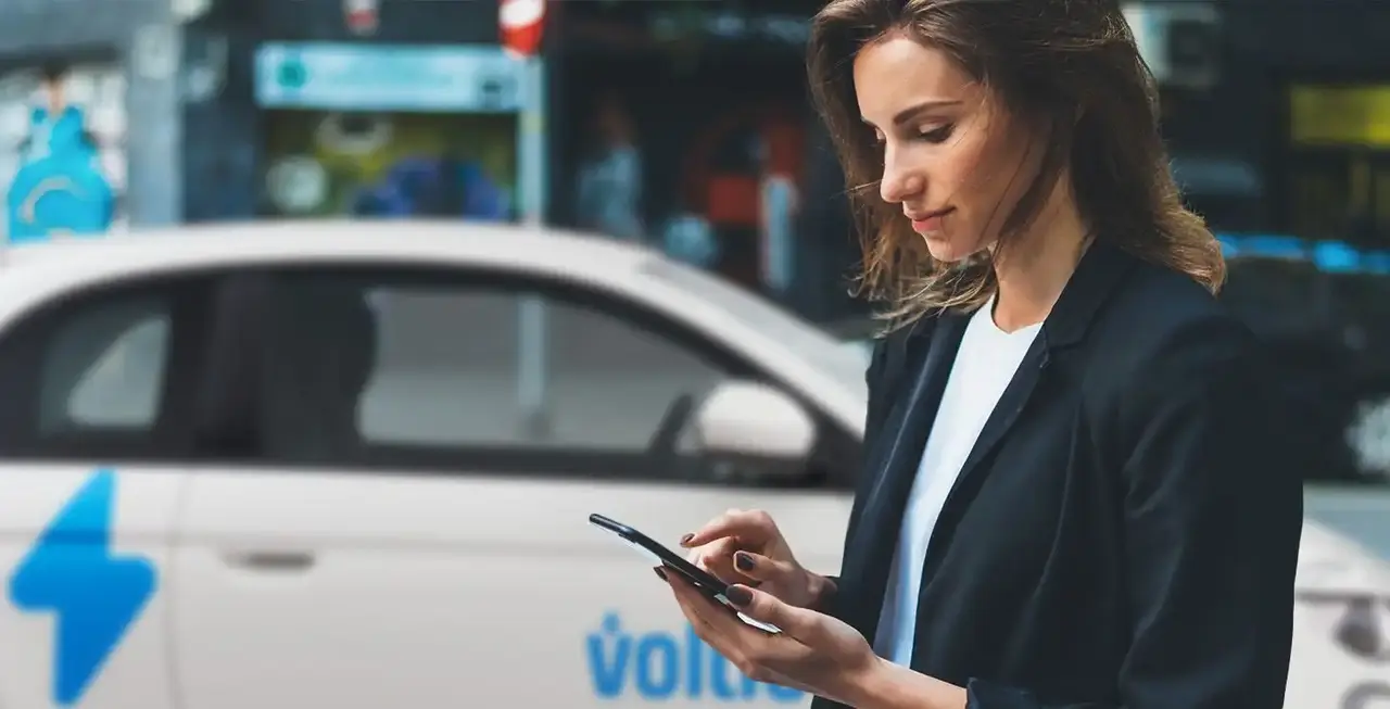 Vehículo carsharing de la compañía Voltio - Fuente: voltio.com
