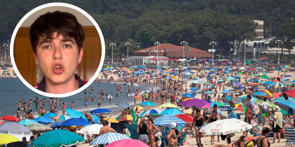Un residente de Galicia expresa sin reservas lo que muchos opinan sobre los turistas madrileños que visitan en verano: «Son una especie invasora».