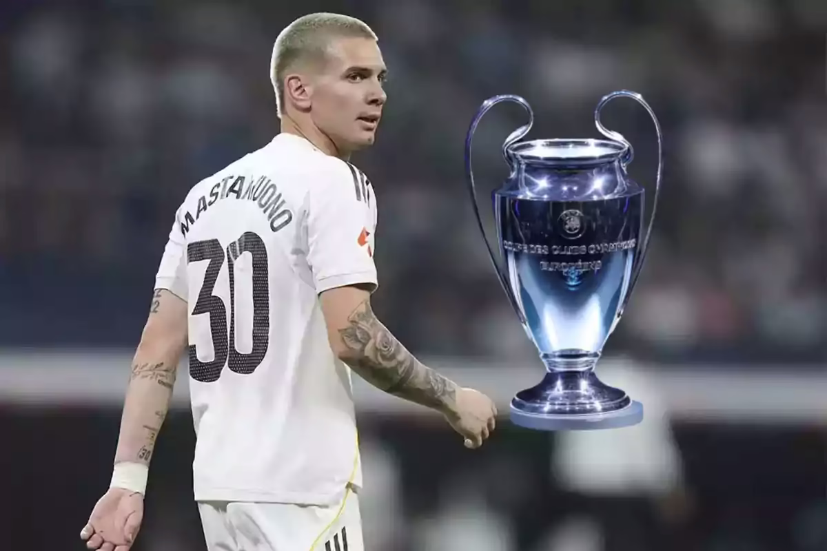 La participación de Mastantuono en la Champions, en discusión.
