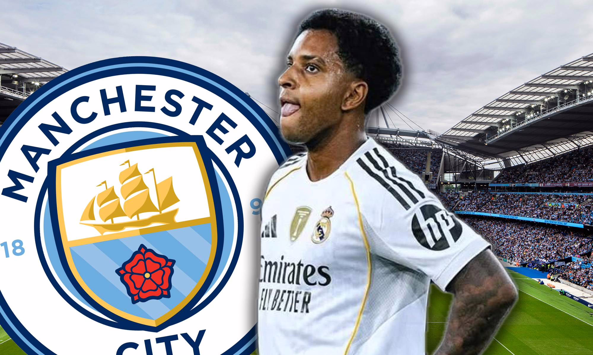 ESPN informa que el Real Madrid reduce el costo de Rodrygo para el Manchester City.