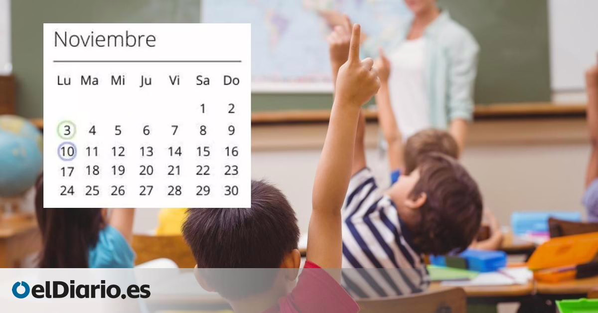 El calendario académico 2025-2026 comienza en Madrid con un trimestre repleto de días festivos.