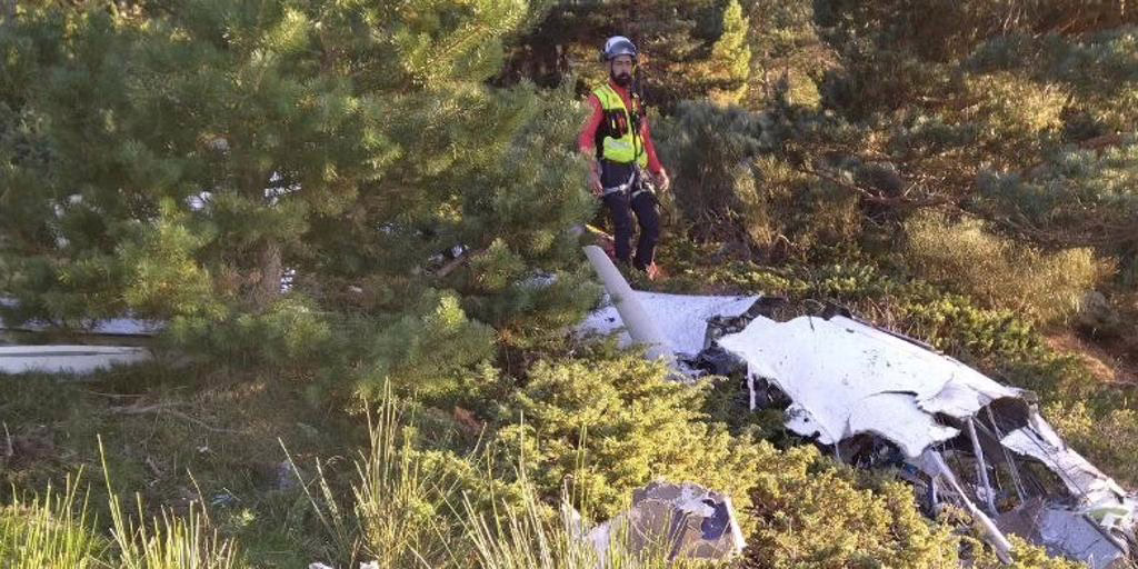 Fallece el piloto de una aeronave tras un accidente en la ladera segoviana de Peñalara, Madrid.