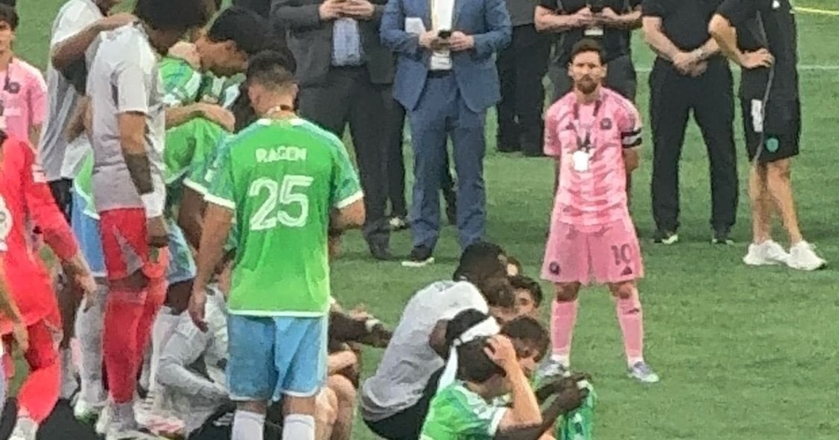 La noble actitud de Lionel Messi tras perder la final de la Leagues Cup con Inter Miami vs. Seattle Sounders