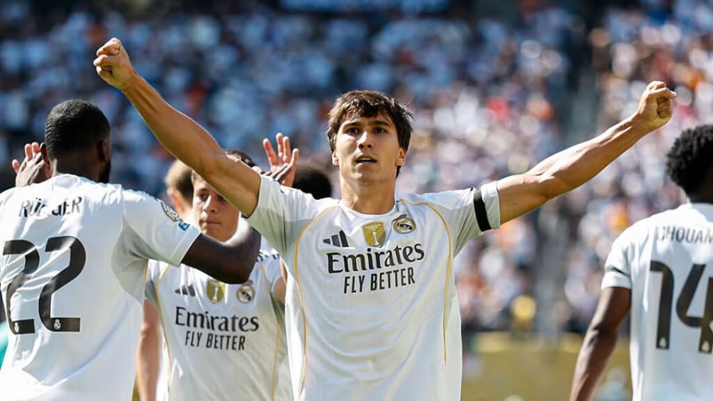 Gonzalo García, durante el Mundial de Clubes con el Real Madrid (foto: Insta Gonzalo García)