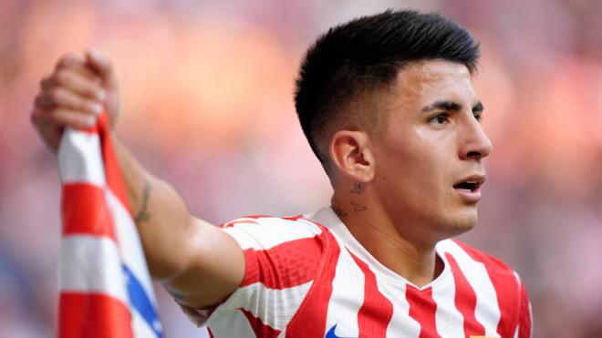Thiago Almada durante un partido con el Atlético de Madrid (Cordon Press)