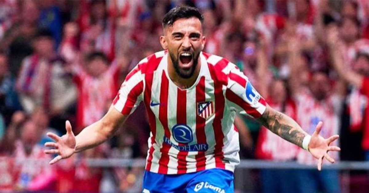 Nicolás González hizo su debut anotando un gol en el Atlético Madrid.