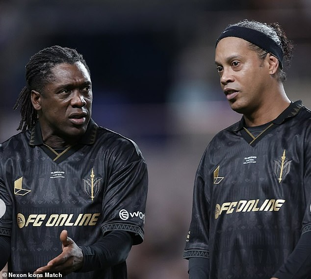 Los ex compañeros de equipo del AC Milan Clarence Seedorf y el Gran Ronaldinho han demostrado que siempre lo tienen