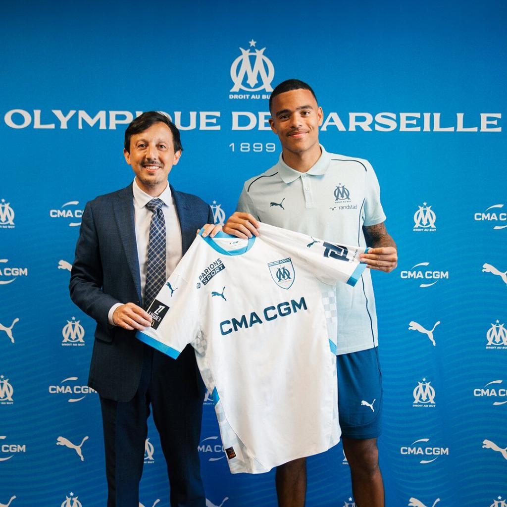 Mason Greenwood ficha por el Marsella.