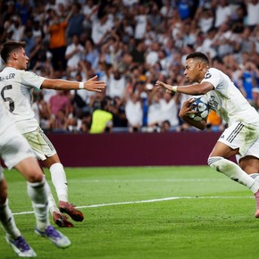 Guiño a Cristiano Ronaldo: la increíble marca goleadora que alcanzó Mbappé en el Real Madrid vs. Marsella