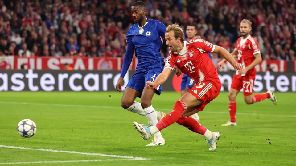 Harry Kane marcó un doblete en el triunfo 3-1 del Bayern Munich ante el Chelsea. - Maja Hitij/Getty Images Europe/Getty Images