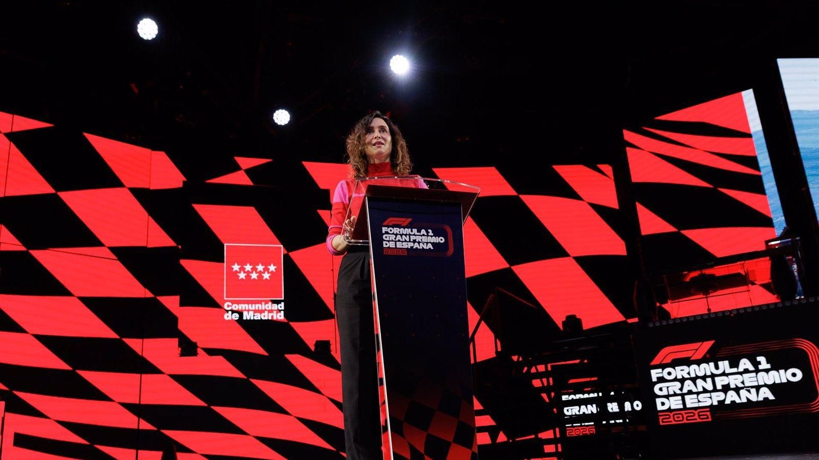 Ayuso defiende que el circuito de Madrid será 