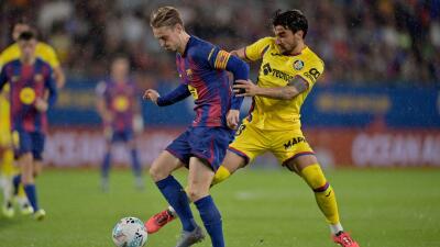 Acción del partido entre Barcelona y Getafe