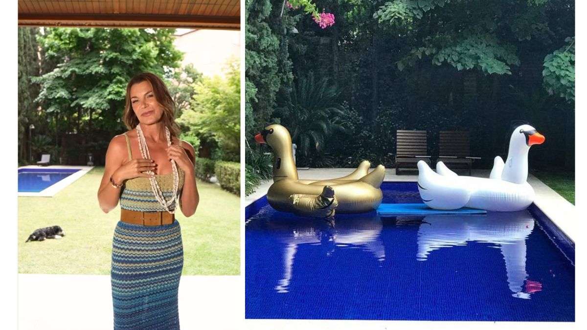 La casa de Mar Flores tiene piscina