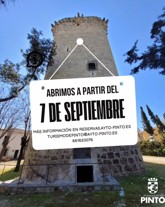 Recorridos guiados en la Torre de Éboli en Pinto a partir del 7 de septiembre.