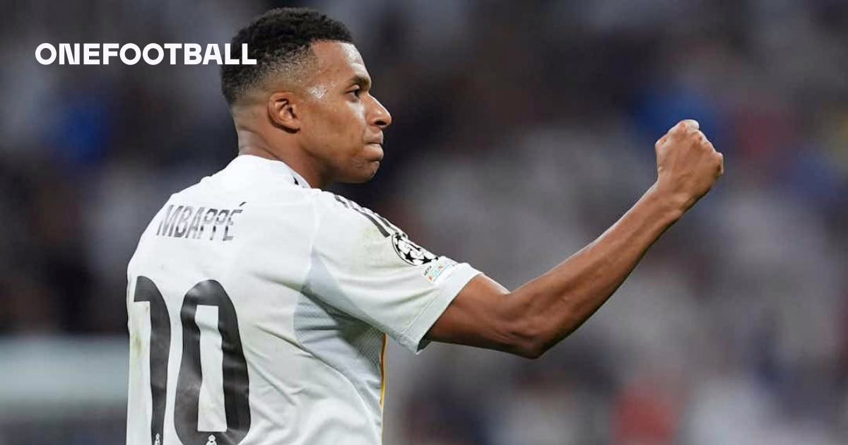 Mbappé, entre los máximos goleadores históricos del Real Madrid por promedio de goles.