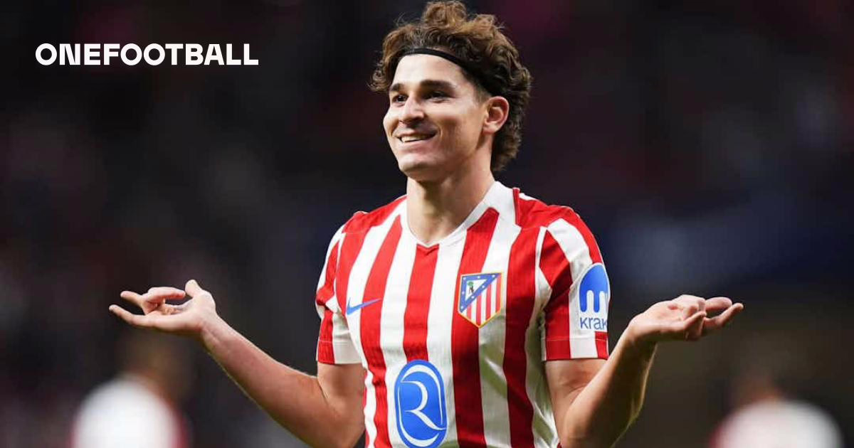 Julián Álvarez se prepara para el derbi contra el Real Madrid.