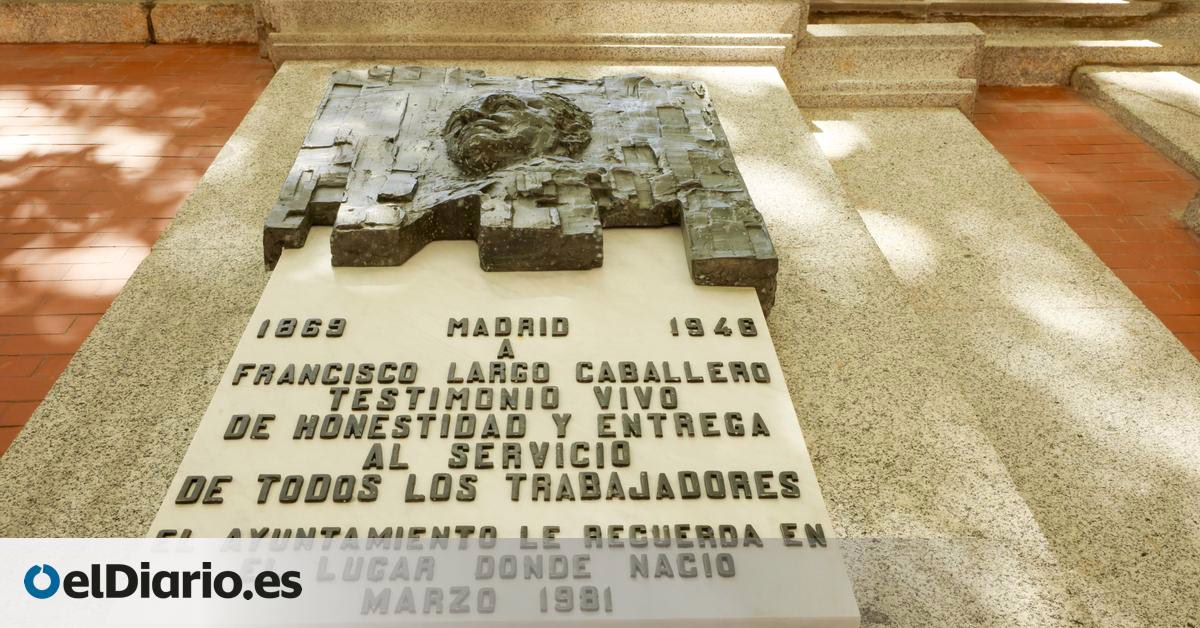 El Ejecutivo de Almeida, en relación a la placa de Largo Caballero: "La sentencia nos requiere a instalarla, no a organizar un evento festivo".