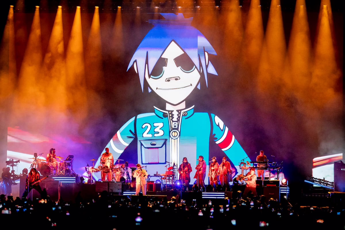 Damon Albarn, lleno de inspiración, y su banda virtual Gorillaz cautivan a 17,000 personas en Madrid | Cultura