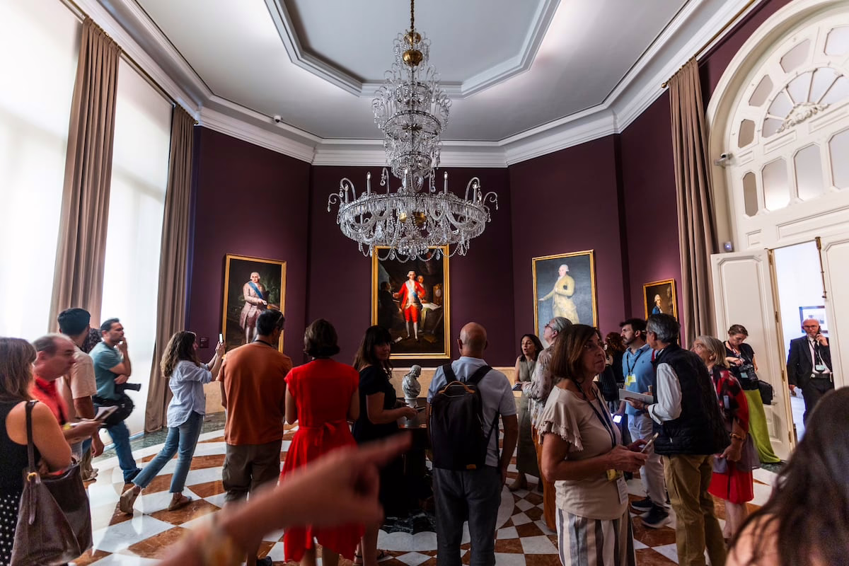 El Banco de España inaugura su apertura con diversas obras de Goya, pero sin presencia de oro | Fortuna