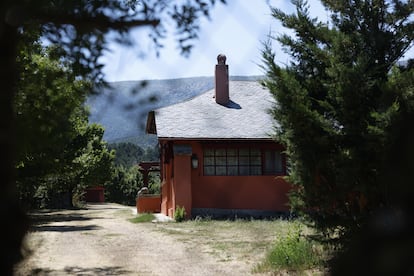El chalé con piscina, en la sierra de Madrid.