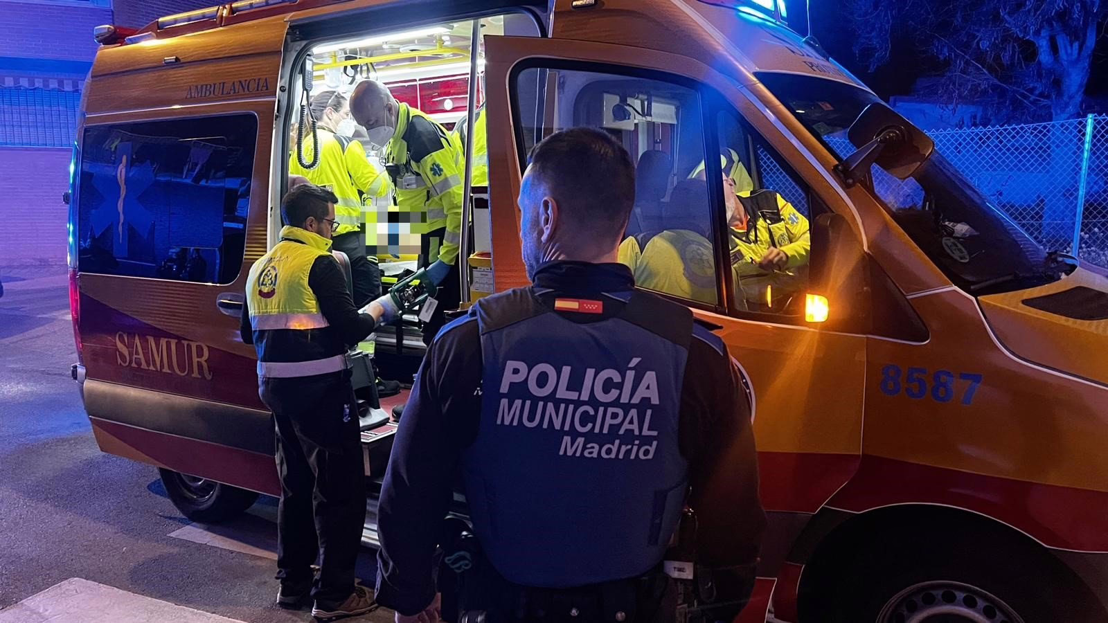 Conductor gravemente herido en Madrid tras un accidente y posterior huida del responsable.