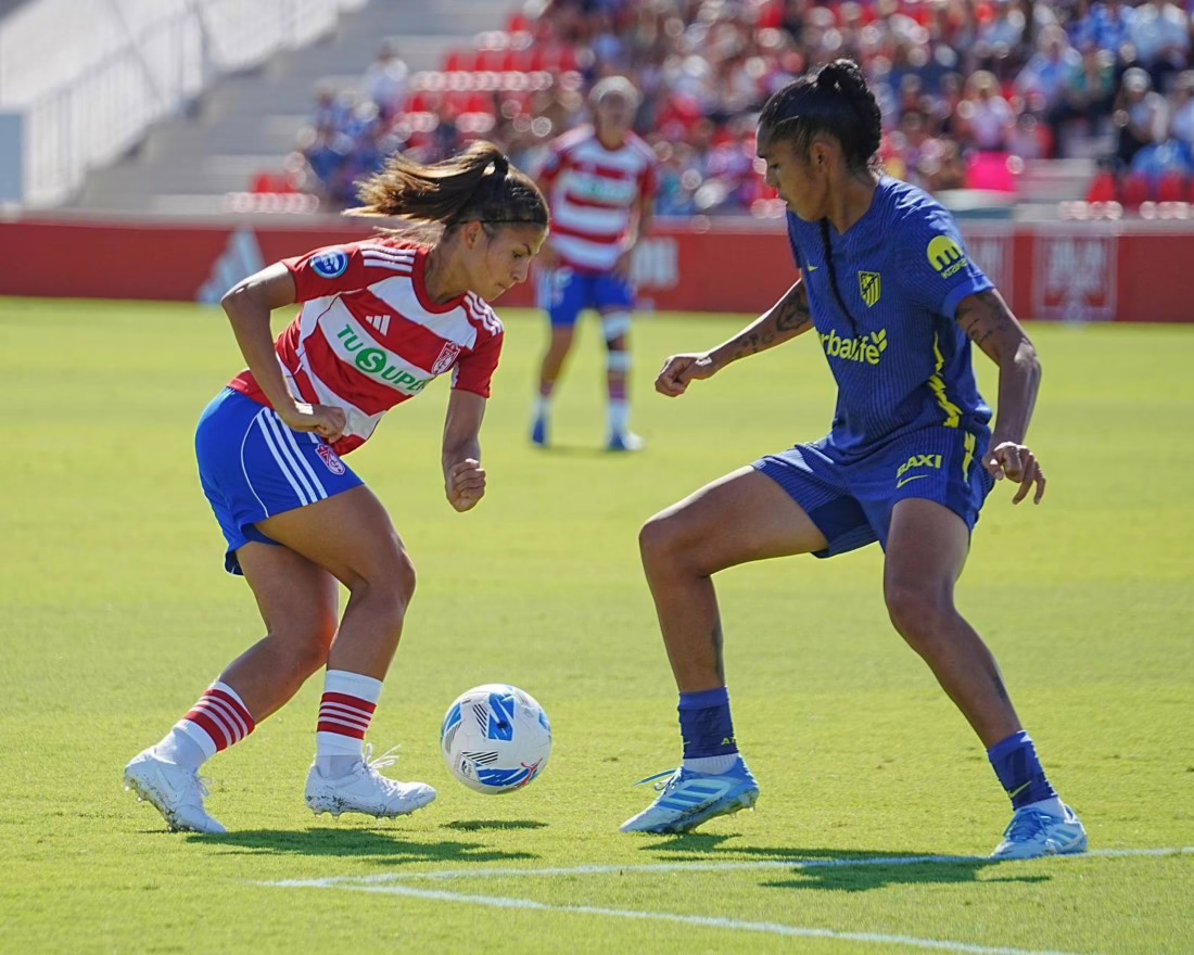 El Granada CF Femenino cae ante un formidable Atlético de Madrid, 0-4.
