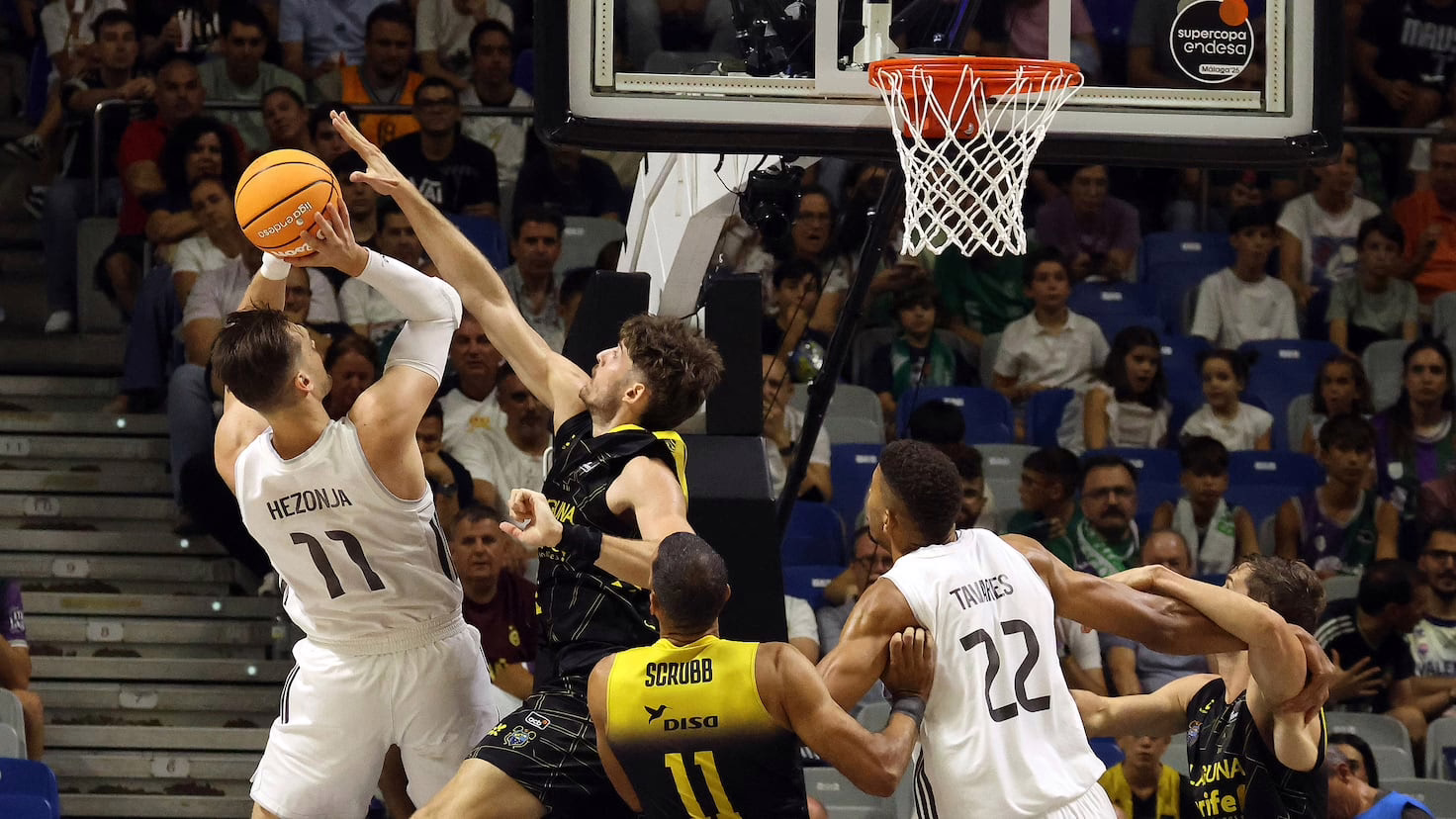 Real Madrid vs. Tenerife: Transmisión en vivo de la Supercopa de España de Baloncesto 2025 hoy.