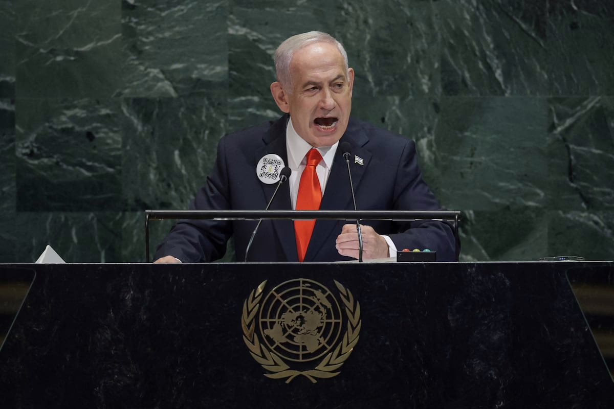 Netanyahu rechaza la existencia de hambruna en Gaza durante una casi desierta Asamblea de la ONU, en medio de protestas por la masacre. | Internacional