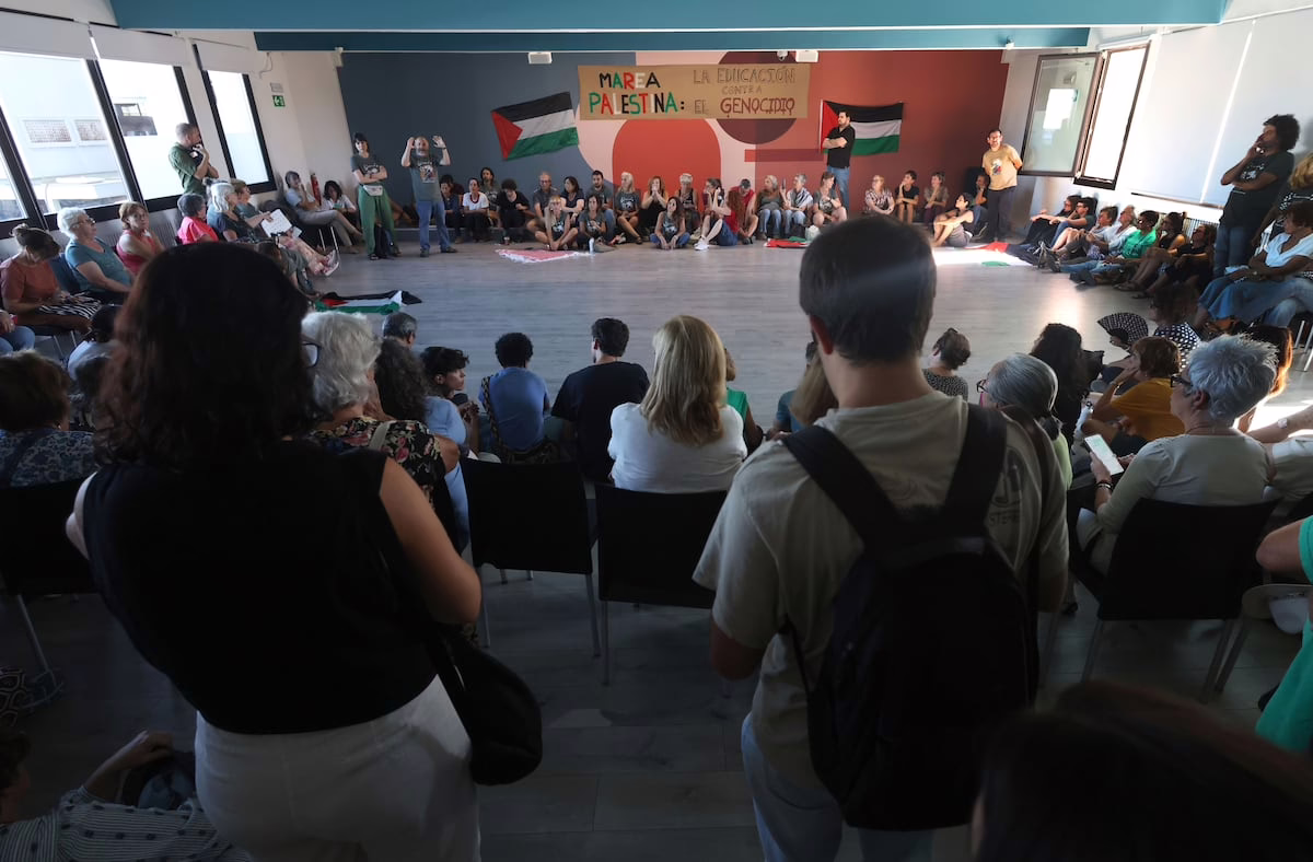 Cien profesores se encierran en el Círculo de Bellas Artes para pedir el embargo de armas a Israel y ponen fin a su protesta | Noticias de Madrid