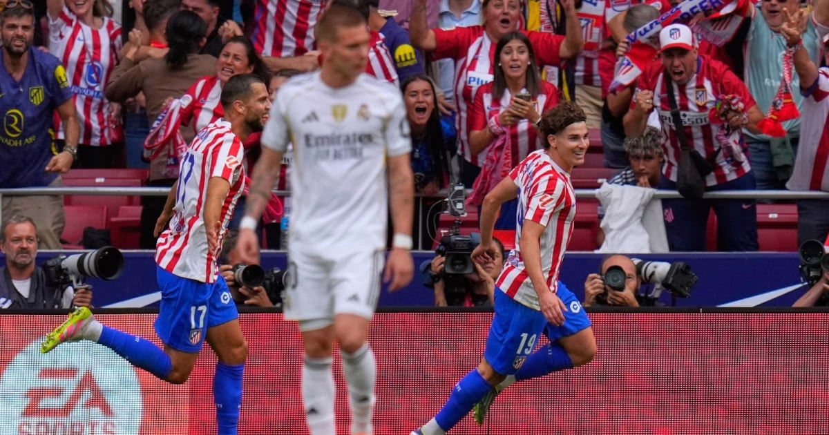 El Atlético de Madrid derrota al Real Madrid y pone fin al invicto del equipo dirigido por Xabi Alonso.