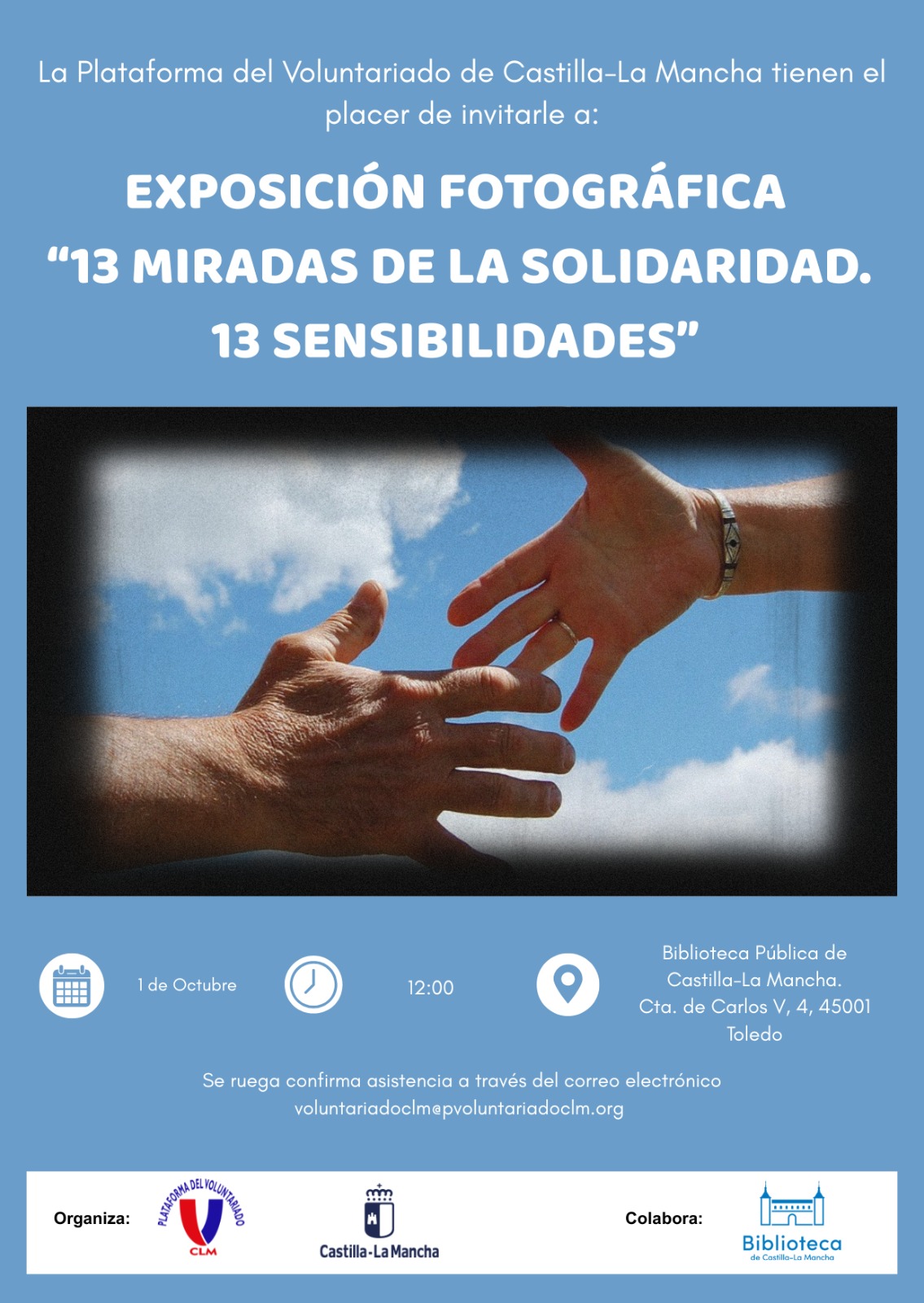 La Plataforma del Voluntariado de Castilla-La Mancha muestra su aportación a la sociedad a través de una exposición 1 La Plataforma del Voluntariado de Castilla-La Mancha muestra su aportación a la sociedad a través de una exposición