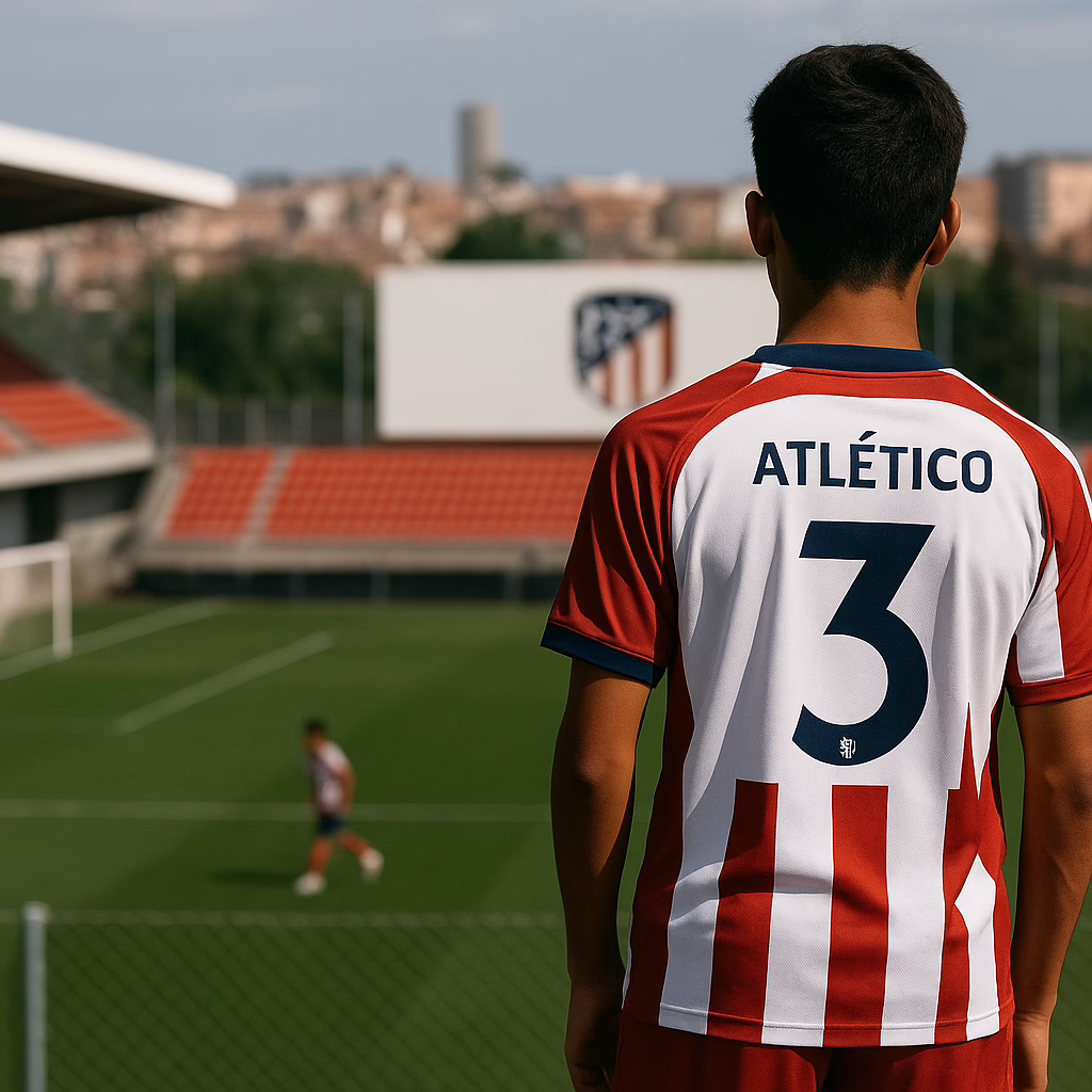 Ronaldo Nájera, jugador juvenil del Atlético San Luis, ficha por el Atlético de Madrid.
