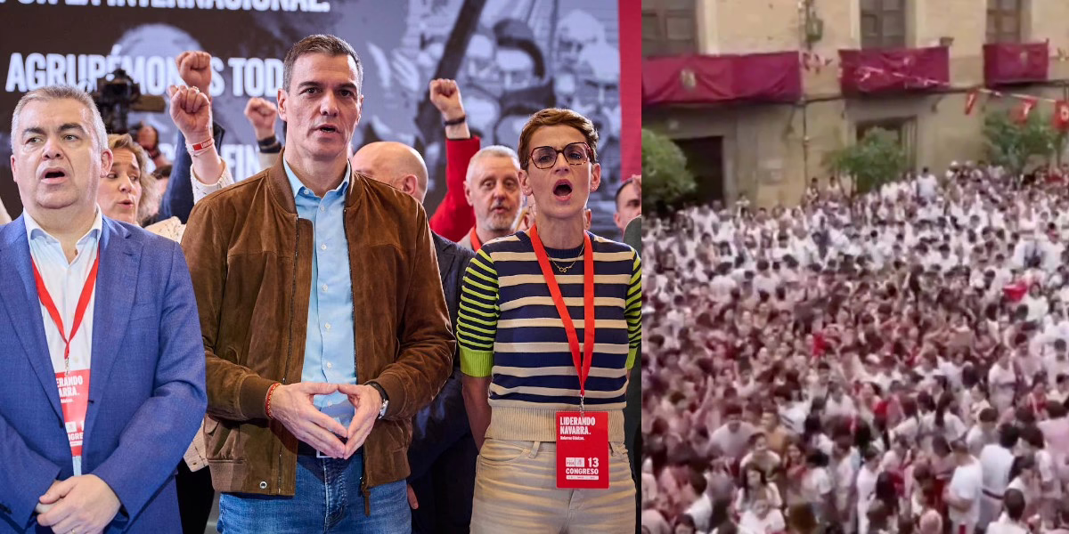 La 'canción del verano' continúa su éxito y se presenta en la localidad de la socialista María Chivite: "¡Pedro Sánchez, hijo de p*ta!"