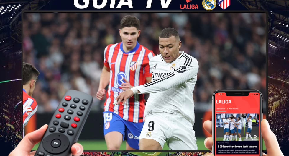 ¿Dónde ver el partido Real Madrid vs. Atlético Madrid EN VIVO hoy por LaLiga 2025 en España, EE.UU. y México? Canales de TV online | nnda nnrt | MAG