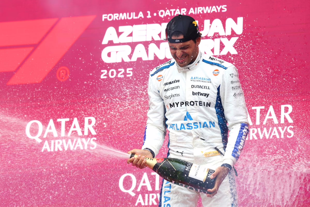 F1 Gran Premio de Azerbaiyán: Carlos Sainz alcanza el mejor podio de su carrera | Fórmula 1 | Deportes